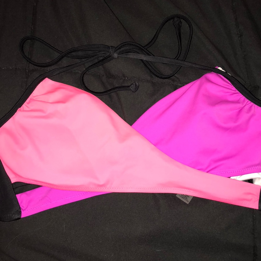 Victoria secret pink cross bathing suit top